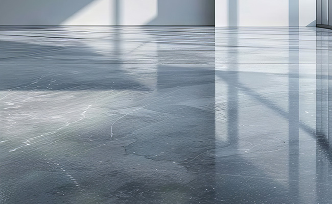 polished concrete floor